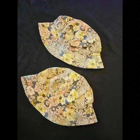 Set of Two Floral Bucket Hats - Stylish Summer Headwear - Picture 1 of 1